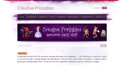 Desktop Screenshot of creativeprintables.org